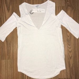 Terre Jacobs white knit top